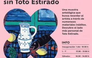 Cartel exposición sobre Toto Estirado