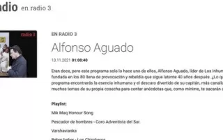 Alfonso Aguado Radio 3
