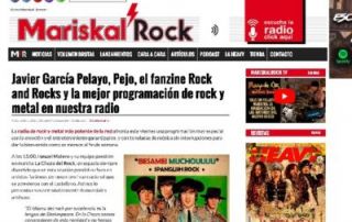 Mariskal Rock Javier Gracia-Pelayo Serie Gong en prensa.
