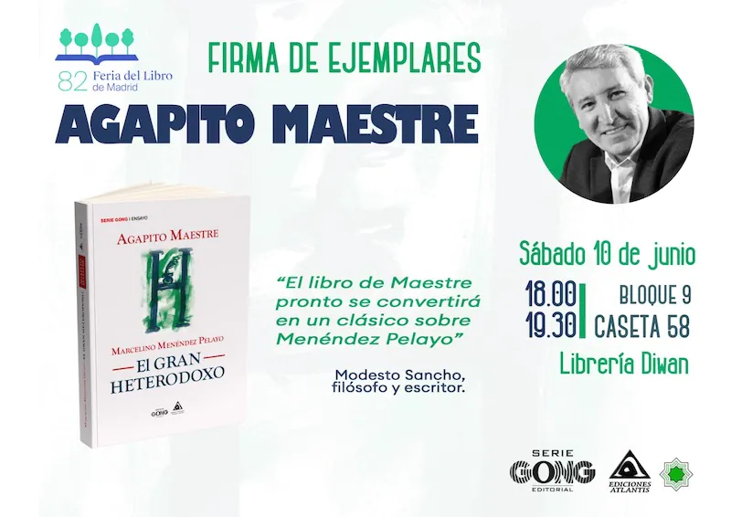 Agapito Maestre en la Feria de Libro de Madrid