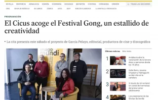Diario de Sevilla éxito del Festival Gong